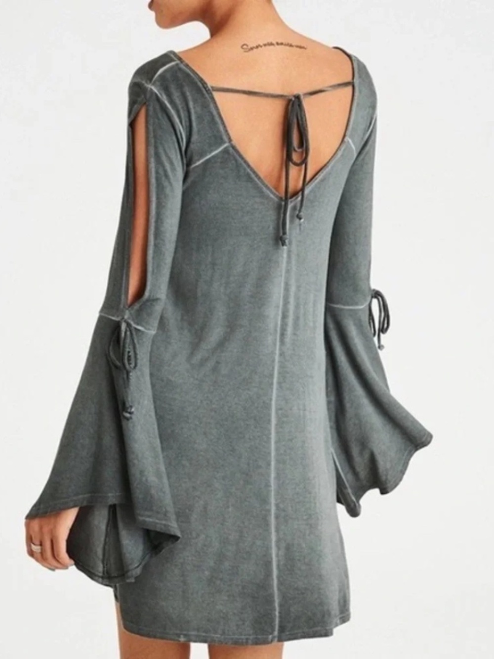 American Eagle Outfitters cold-shoulder boho dress